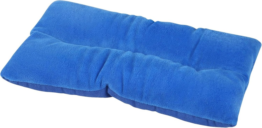 Atsuwell mikrobølgeovn oppvarmingspad, Rice Microwavable Moist Heat Pack for Cramps, Hals og skulder, Kne, Wrist, Joints, Bean Bag Oppvarmingspad for varm komprimering, avslapping, Blå