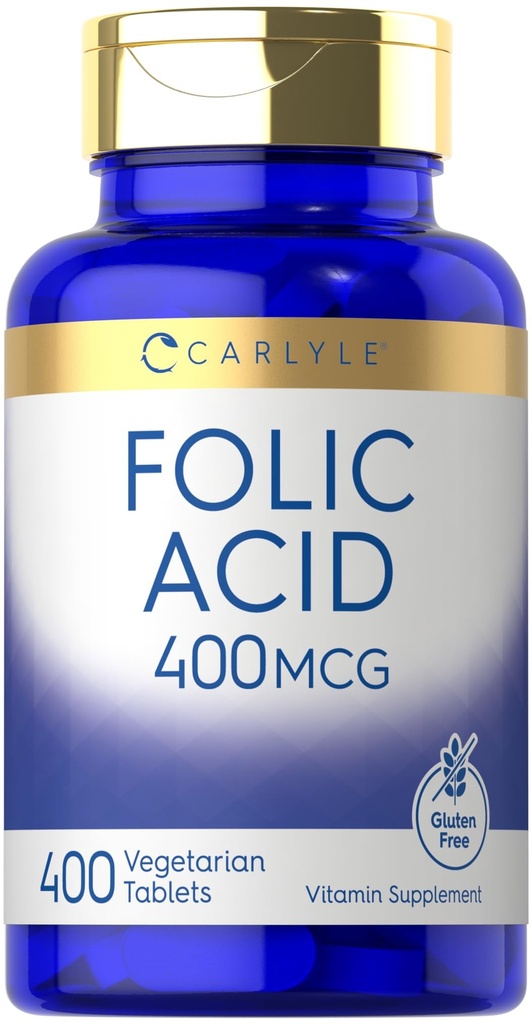 Carlyle Filic Acid 400 mikrog | 400 tabletter | Vegetarisk, ikke-GMO, Glutenfri Supplement