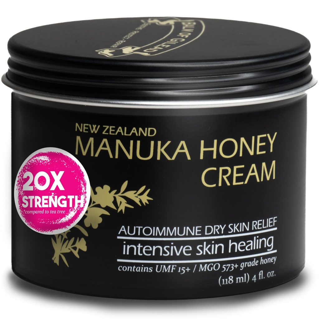 BALM OF GILEAD Manuka Eczema Honning Cream - Moisturizer for sensitiv hud, Eczema, Psoriasis & Dermatitis - Manuka Honning Ointment, Grassfed Tollow
