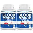 [2-Bottle Value Pack] Longevity Blood Pressure Formula -Vitenskapelig formulert med Hawthorn & 12+ Kvalitet alle naturlige urter