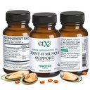 GLX3 Grønn Lipped Mussel Olje Kapsler for felles og muskel støtte | Ekstra styrke ETA, EPA, DHA Omega-3 Grønn Lipped Mussel Supplement for komfort, Fleksibilitet og gjenoppretting av HakaLife GLX3
