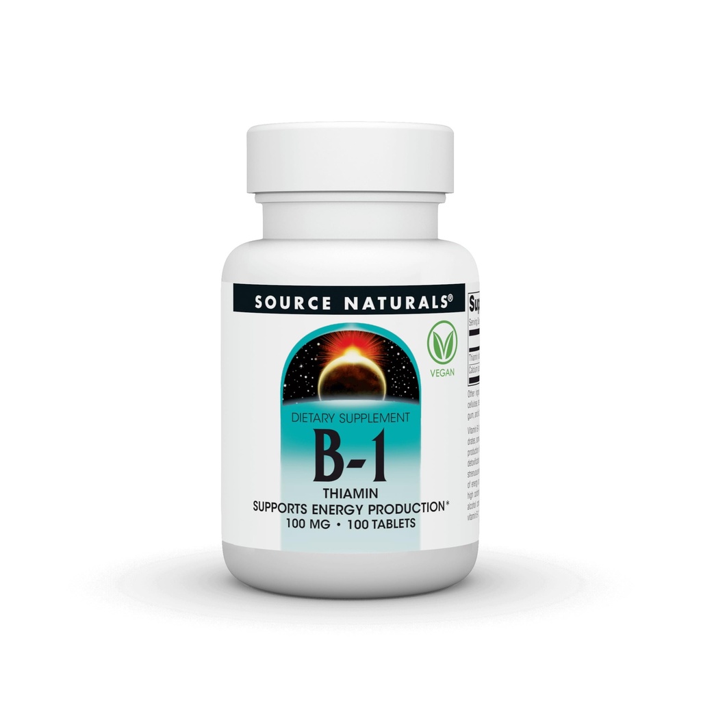 Vitamin B-1 100mg Kilde Naturals, Inc. 100 Tabs