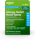 Basic Care 24-timers Allergi relief Nasal Spray, Fluticason Propionat (Glucocorticoid), 50 mg Per Spray, Full reseptstyrke, Ikke-Drowsy, 0,54 floz (Pack of 1)