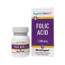 Overlegen kilde Folinsyre 1200 mcg - støtter hjerte, immun- og nervesystem - 100 sublingual tabletter