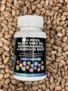 Sjø Moss, Svart Seed Olje, Ashwagandha, Burdock Root Supplement, 60 Kapsler