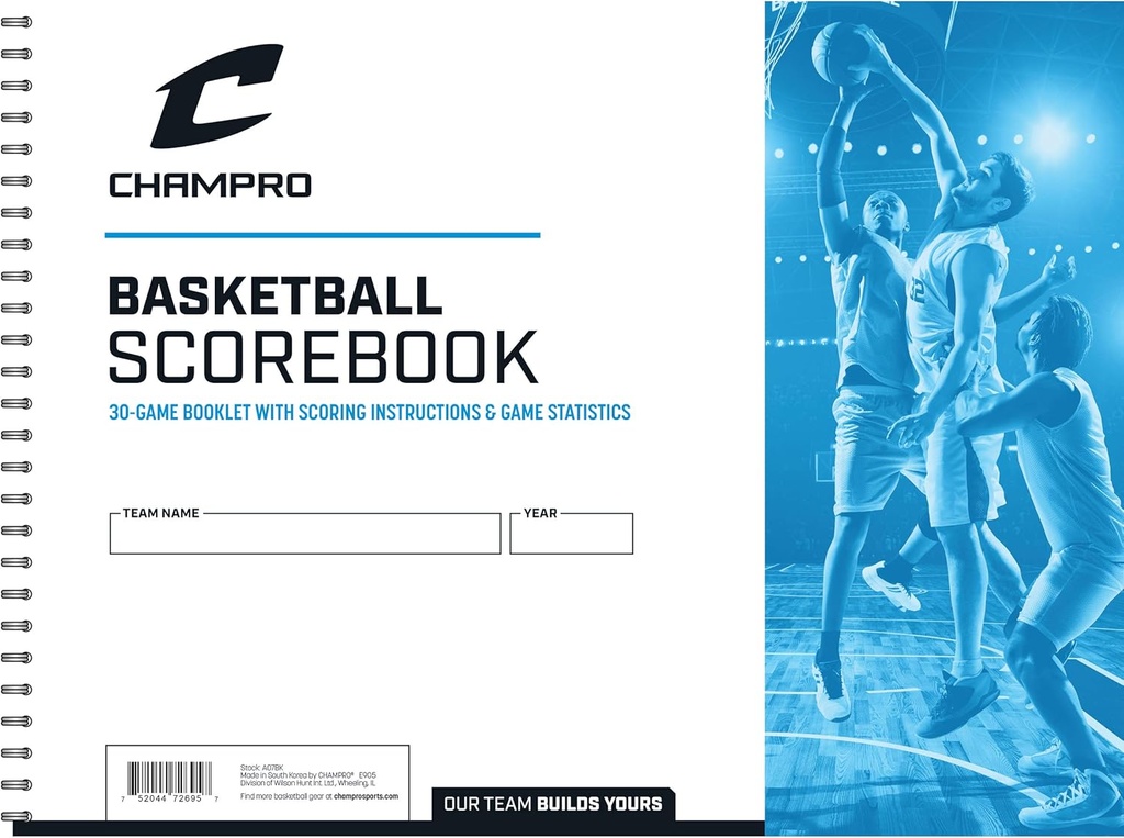 Champro Basketball Score Book (Hvit)