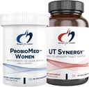 Designs for Helse Vaginal Probiotic & UT Support Bundle - ProbioMed Kvinner Probiotic (30 kapsler) for Gut Helse & Vaginal pH, UT Synergy (60 kapsler) Urin Tract Support med Hibiscus & D-Mannose
