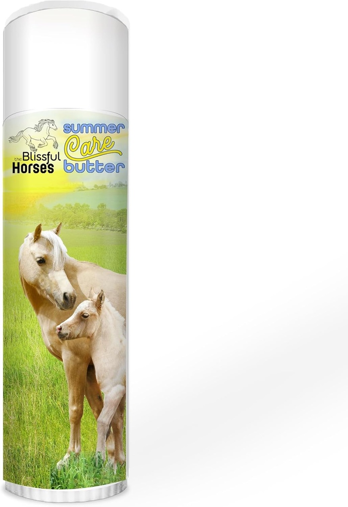 Blissful Hester Sommerpleie Sun Smør, Gentle Horse Sunscreen, enkel å bruke Equine Sunblock løsning, må ha hest Essentials for hele dagen solbeskyttelse, 0,50 oz.