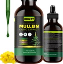Generisk Mullein Drops for Lungs ® Mullein Leaf Ekstrakt for andning og Lungs Støtte ® Mullein Extract Supplement flytende