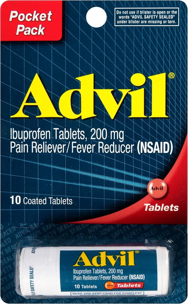Advil Vial 10 tabletter (pakning med 3)