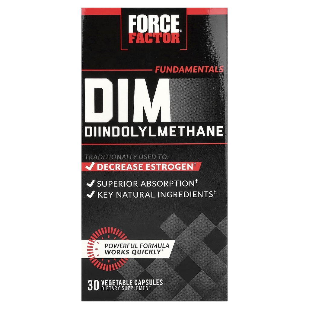 Tving faktor DIM piller å redusere østrogen i menn, Diindolmetan Supplement med viktige naturlige ingredienser og overlegen absorpsjon, Diindolylmetan 300mg, fungerer raskt, 30 kapsler