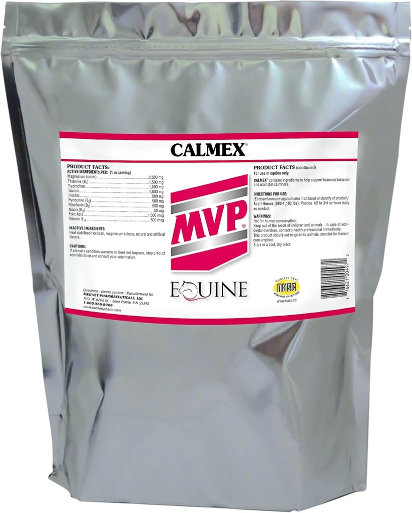 Calmex (10lb) for beroligende støtte i hester