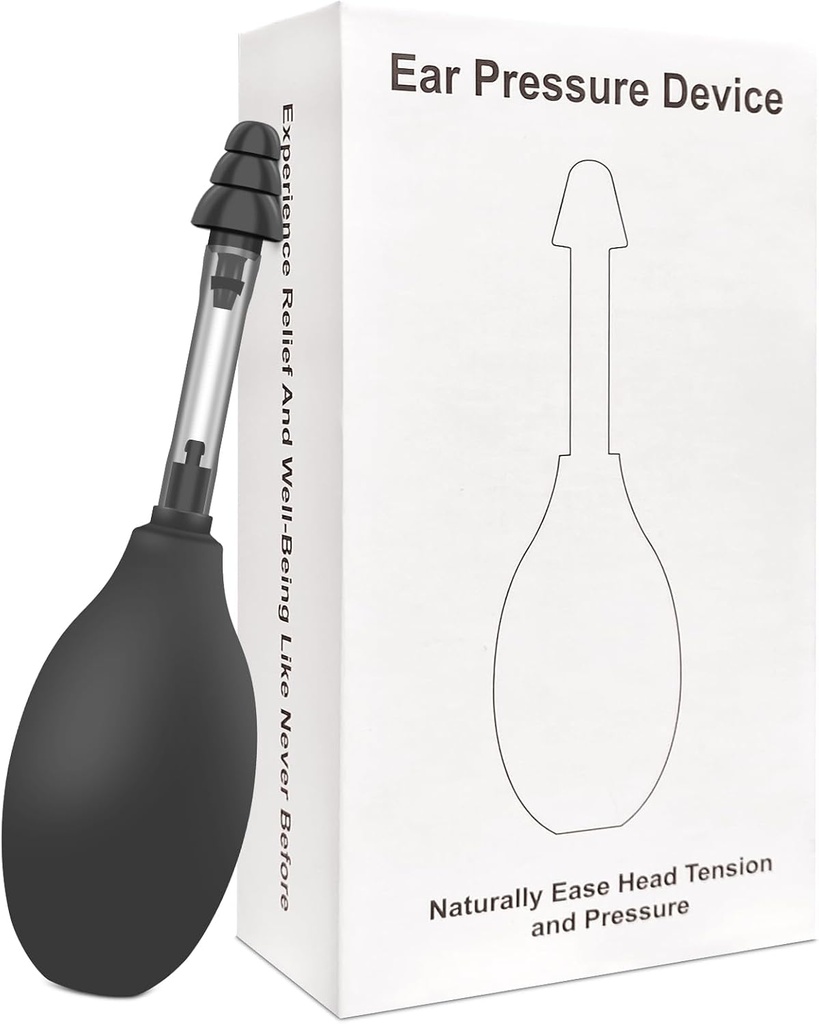 Ear Pressure Relief Device Tool, Migraine og hodepine Relief produkter, Airplane Ear Pressure Relief Gadget, Indre øre trykkbalanse, Reduserer spenning