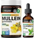 BIO KRAUTER Mullein 60 Gummies & Klorofyll Tinktur 2 Fl. Oz.
