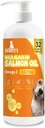 Alaskan Salmonolje for hunder og katter - Omega 3 EPA DHA Fish Oil for sunn hud & Coat, felles og bein støtte, Allergi relief, & inflammasjonsforsvar - 32oz All-Naturlig flytende Supplement