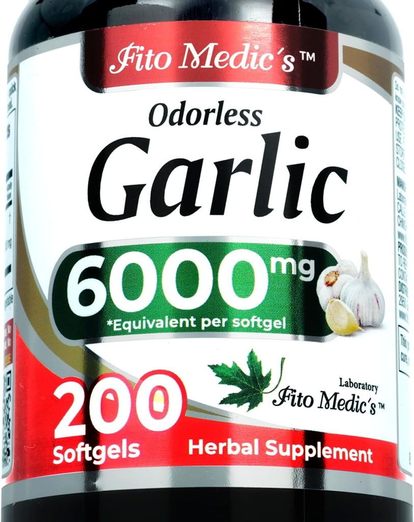 FITOCIC'S Lab 中 Hvitløk Kosttilskudd  enhver hvitløkspiller odorless hvitløk