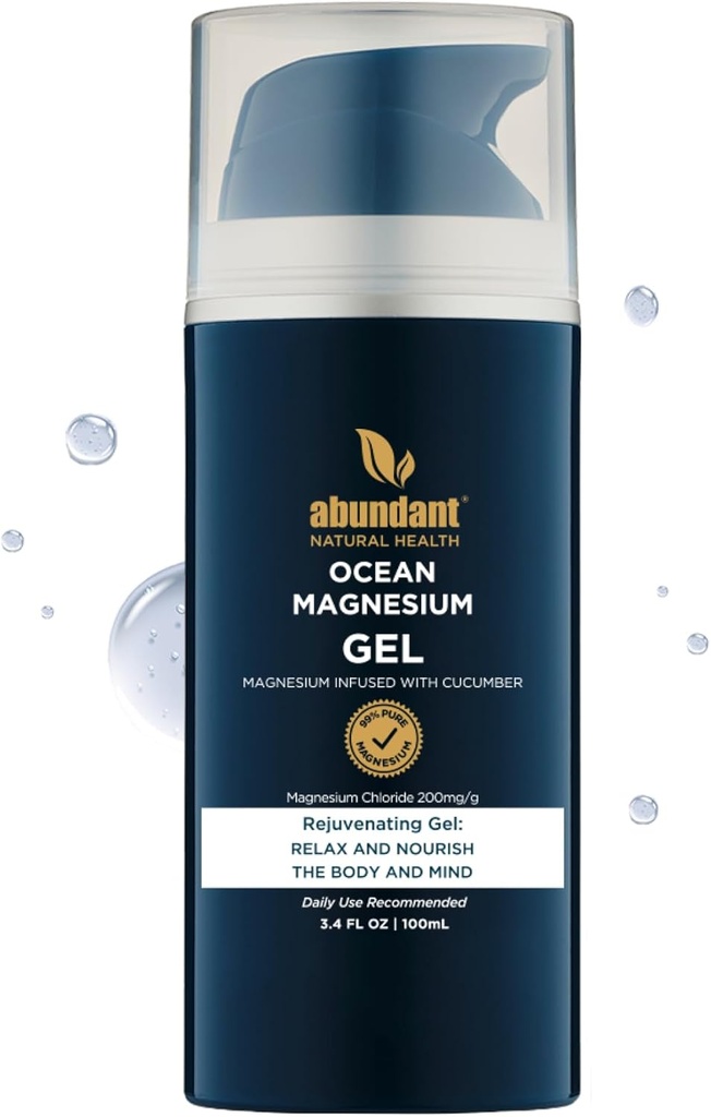 MAG I.C. Magnesium Gel med 10% Trolamin salisylat for sterk smertelindring mot akser og vansker, Topisk bruk, Effektiv og rask absorpsjon, Fragrance-fri, 100ml