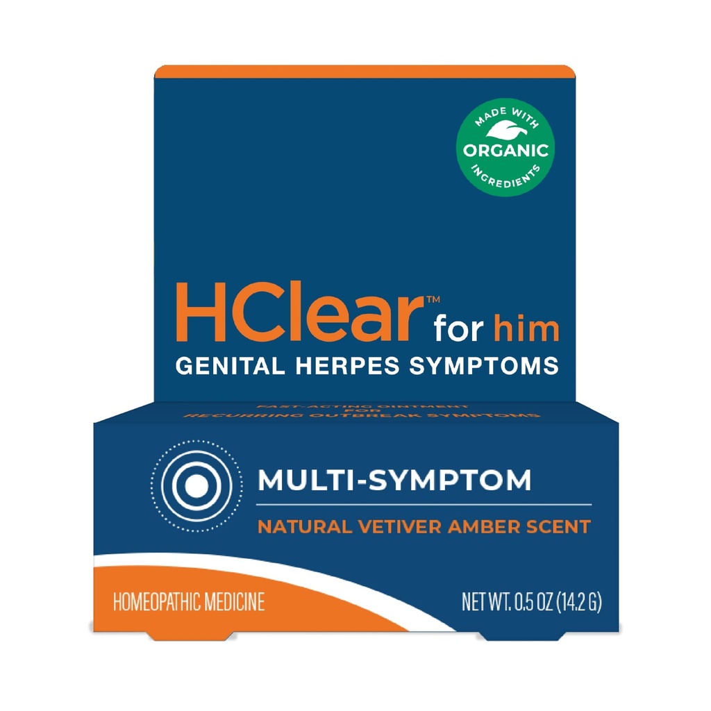 HClear for ham ved FemiClear - Topical Ointment - Formulert med alle naturlige og organiske ingredienser - Fast-Active Relief - Produsert i USA - (0,5 Oz Tube)