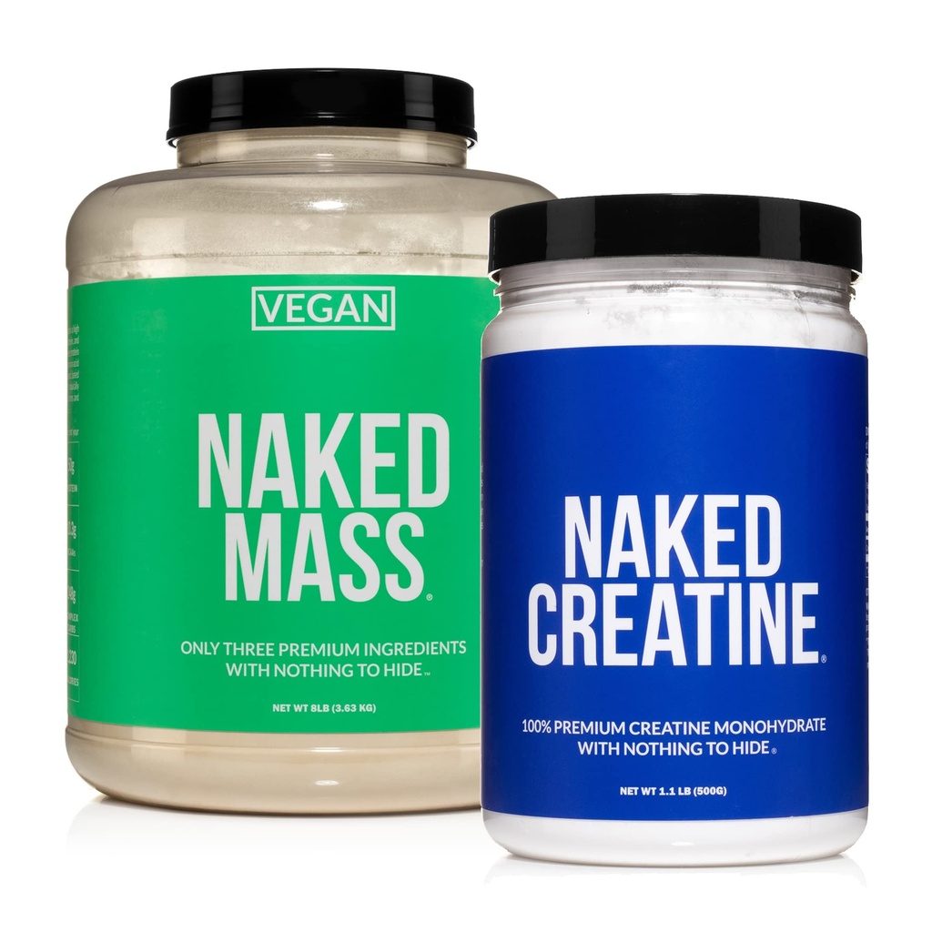 NAKED soya-fri protein Bundle: 8LB vegansk masse kreatin