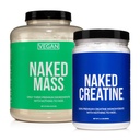 NAKED soya-fri protein Bundle: 8LB vegansk masse kreatin