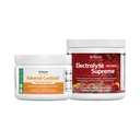 Jigsaw Health Bundle À Adrenal Cocktail, 60 Services (Jar) og Electrolye Supreme (Fruit Punch), 60 Services (Jar)
