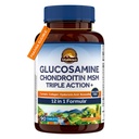 Vitalitown Glukosamine Chondroitin MSM collagen, Boswellia, Turmeric, Hyaluronsyre, Bromelain | Triple Action+ Formel 12 Ingredienser