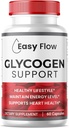 (1 Pack) Easy Flow Glycogen, EasyFlow Glycogen Støttekapsler, Glyco Optimizer Formula, Naturlig blodfartøy Cleaner, Premium Easy Flow Glycogen støtte (60 Kapsler)