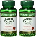 Naturens Bounty hvitløk ekstrakt 1000 mg softgels for kardiovaskulær støtte, 100 ea (pakke med 2)