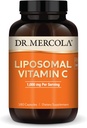 Dr. Mercola Liposomal Vitamin C, 1000 mg per servering, 90 serveringer (180 kapsler), kosttilskudd, støtter immun helse, ikke GMO, NSF-sertifisert