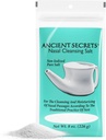 ANIENT SECRETS Nasal rengjøring salt, ikke-iodisert - USP-Grade Natriumklorid til ethvert Neti Pot, Sinus Irrigasjonssystem, 8 Oz
