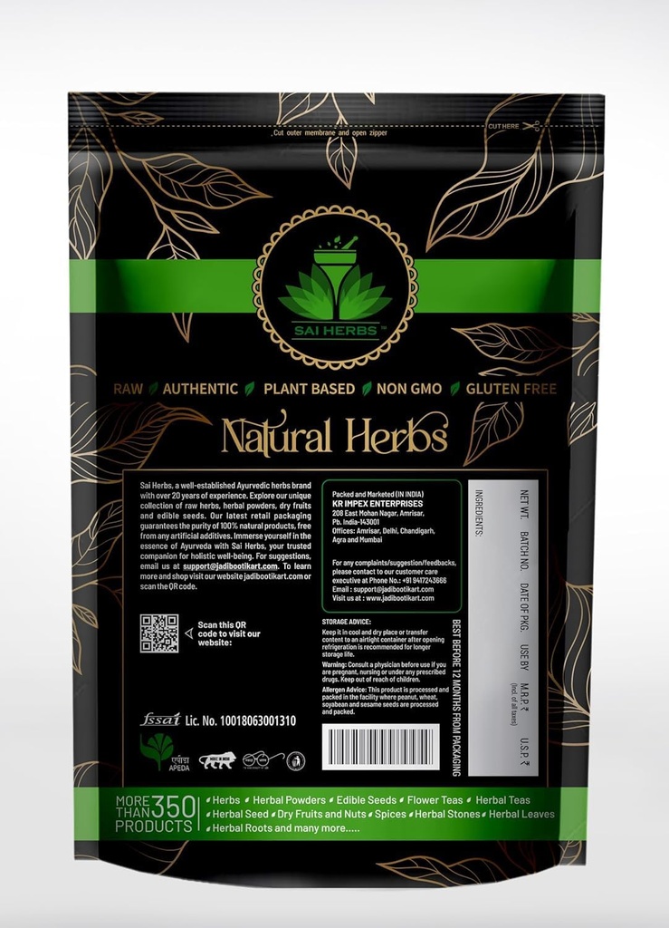 Generisk ATS Muthiyar Koonthal pulver - tørket Sunk Vine pulver - ren og naturlig (100 gram)