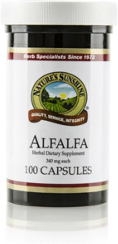 Naturens Sunshine Alfafa 100 kapsler (pakke med 2)