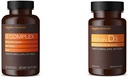 Elementer B Complex (65 kapsler) og elementer vitamin D3 (180 Softgels)