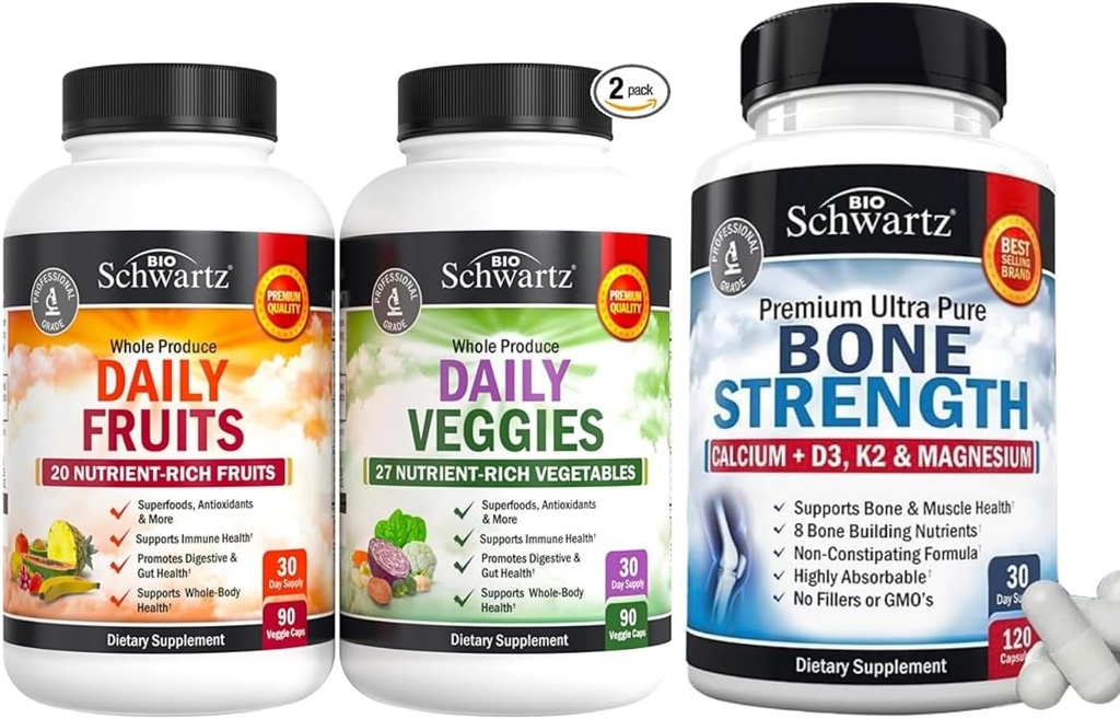 Trippel styrke Omega 3 Fish Oil Softgels (1 måneds forsyning) Plus Glucosamine Chondroitin MSM Tredobbelt styrke felles støtte supplement (1 måneds forsyning)