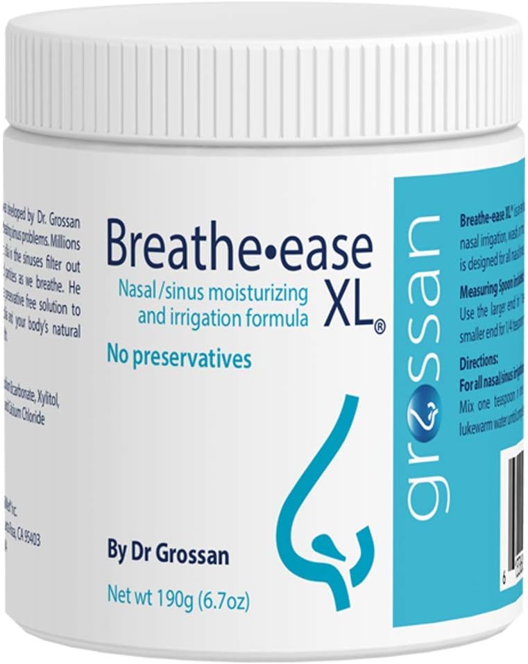 Breath-easeXL Nasal/Sinus Irrigation Salt Jar