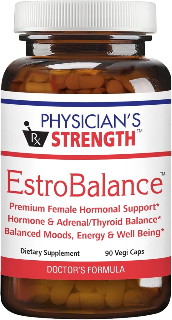 Legestyrke EstroBalance - 90 Vegi Caps - Hormone System Metabolic Support - 45 Serveringer