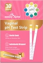 Easy@Home Vaginal pH Test -30 Strips ® BV Testsett hjemme for kvinner ® Yeast Infeksjon Test + pH Balance for kvinner