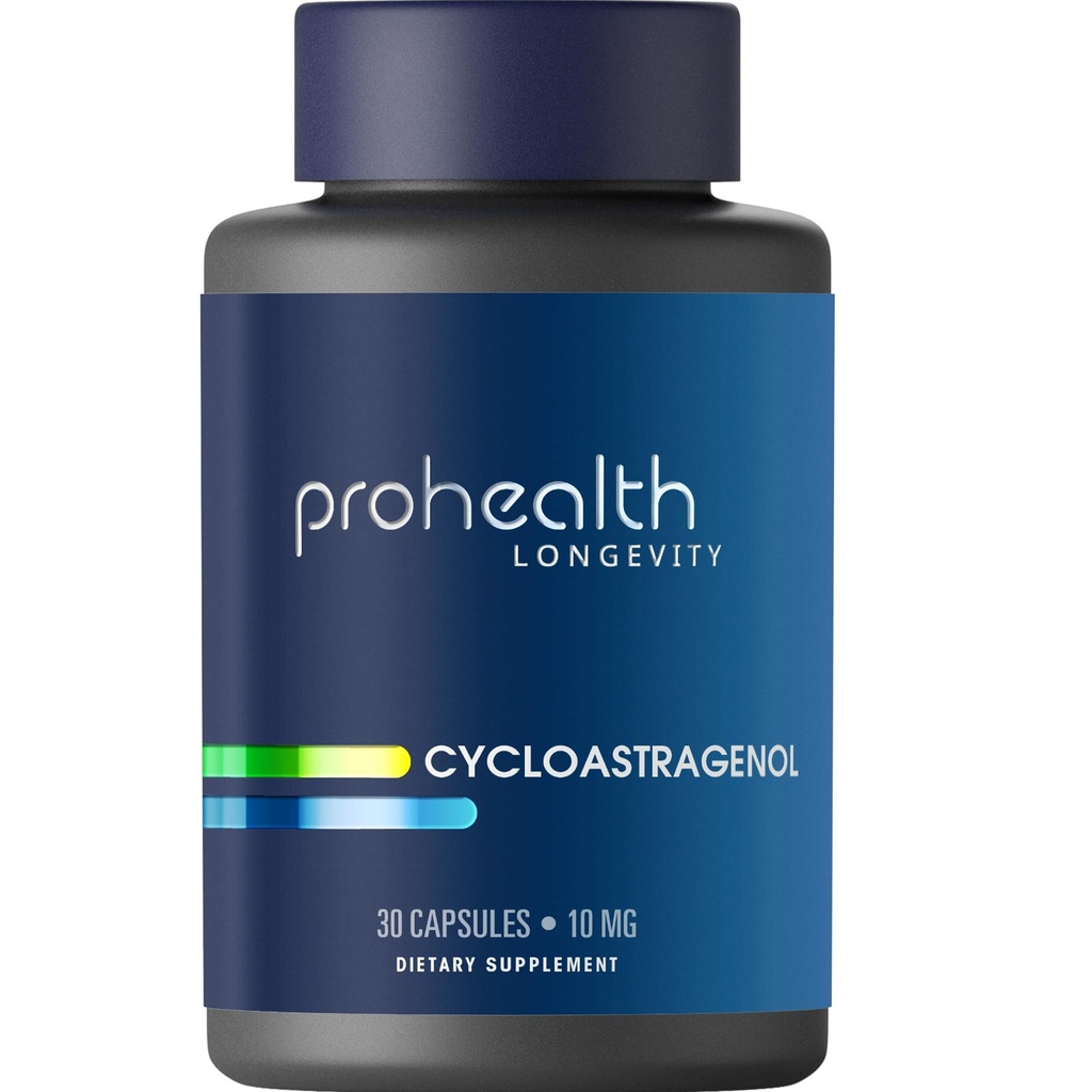 ProHealth Cycloastragenol Supplement, 10 mg per servering  Science vitenskap-støttet til å støtte telomere lengde, DNA struktur og sunn aldring | Tredjeparts testet for renhet og kvalitet