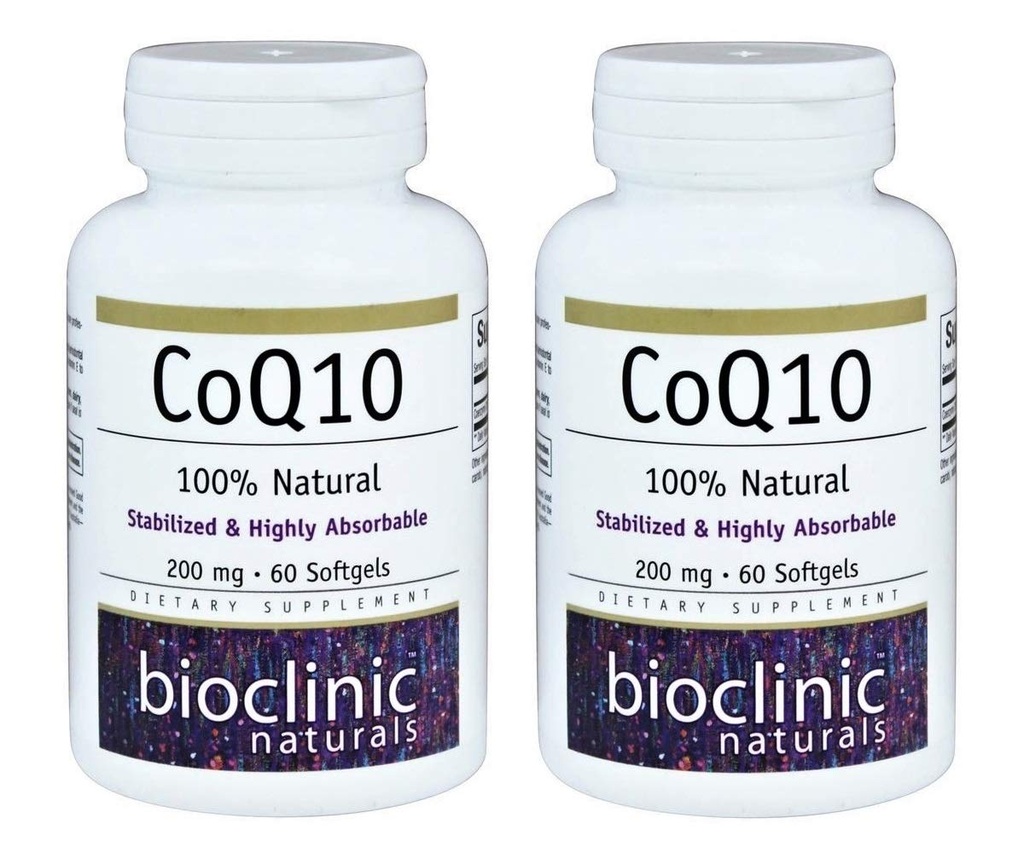 CoQ10 200mg 60 Softgels (pakke på 2)