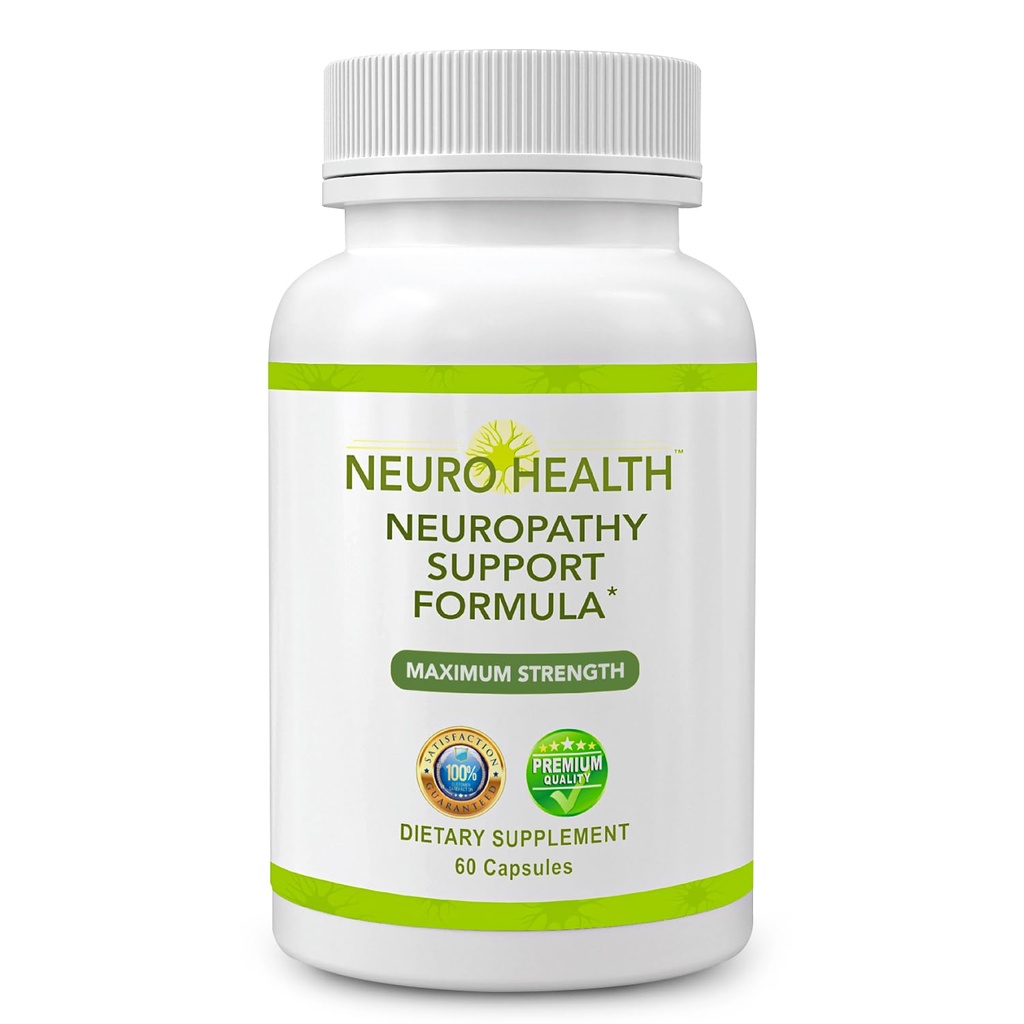 Nerve støtte formel for nevropati - din nerve frelser supplement med B-vitaminer og Alpha Lipoic Acid - Rask absorpsjon for nerve discomfort relief - 60 kapsler