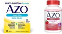 AZO Yeast Plus Dual Relief 60 tabletter, Yeast Infeksjon & Vaginal Symptom Relief + Cranberry Pro Urin Tract Helse Supplement 600 mg PACRAN, 1 Servering = Mer enn 1 Glass Cranberry Juice 100 CT
