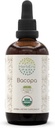 HerbEra Bacopa B120 USDA Økologisk Tinktur | Alkoholfri ekstrakt, høy potens Herbal Drops, Relaxation, Positiv Kognitiv effekt | Certifisert organisk Bacopa (Bacopa Monnieri) tørket Herb 4 OZ