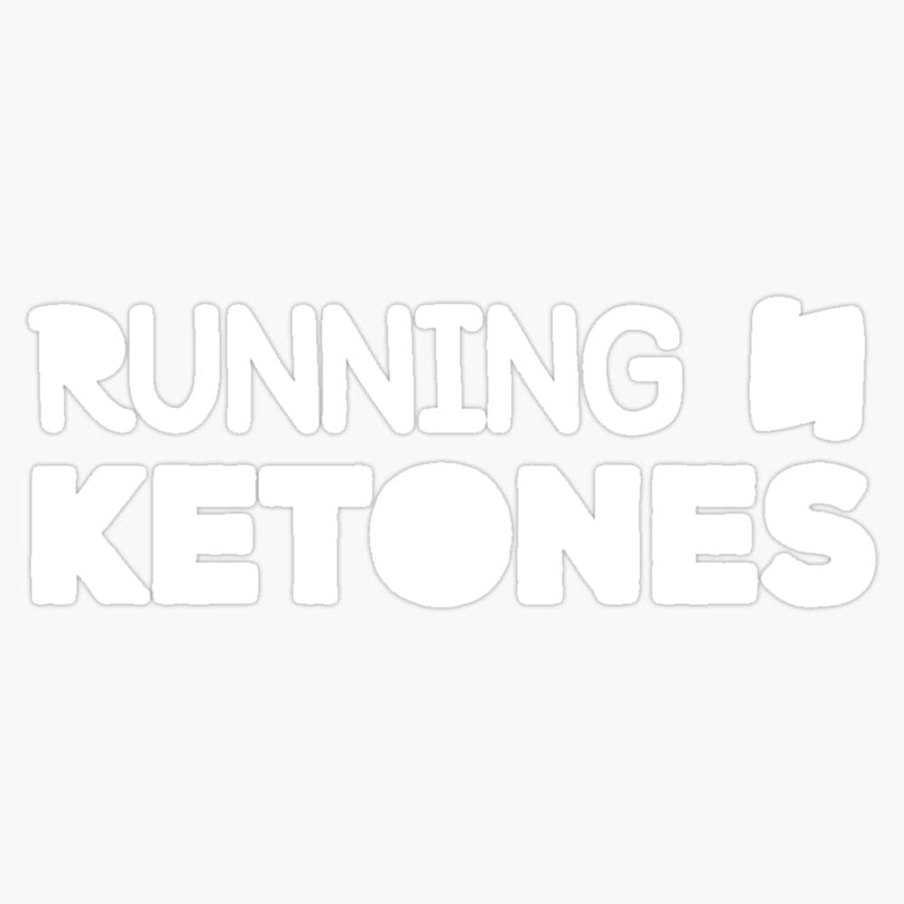 Magnet løper på ketoner keto diett Gym trening Magnet vinyl magnetisk klistremerke Størrelse 5"