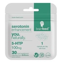 Serotonin Supplements (30) | 1-a-dag serotonin Mood Support | 5HTP 100mg per tablett fra Griffonia Seed Extract | Naturlig Serotonin Booster | 1 måneds forsyning