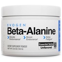 Evogen Beta-Alanin - Ytelsesforbedrer | Boost Endurance, forsinkelse tretthet | Unflavored | 60 Serveringer
