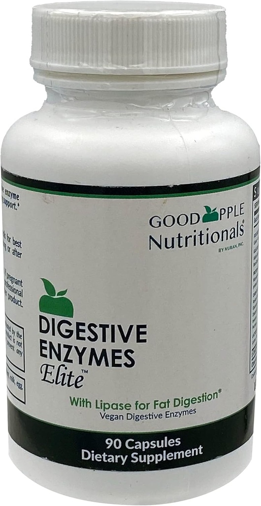 Digestive Enzymes Elite til å støtte Gallbladder & Bloating | Vegetarisk, vegansk, naturlig | 90 Caps