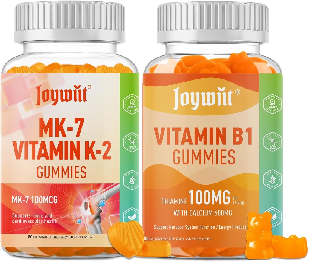 Vitamin B1 Gummies og vitamin K2 MK7 Gummies