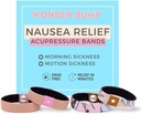 Morgensykhet Relief Wristbands Acupressure Antiødem Bands for Graviditetssykhet Relief, Første Trimester Graviditet Essentials (2 sett) (medium)