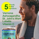 Slutt å røyke med 3 i 1 klinisk studert Vernia Cinerea St. John's Wort Ashwagandha | Kan bidra til å kutte røyking | Alt-Naturlig | Sugar Free Gummies 60 tall (Berries)