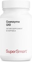 Supersmart - Co-Enzyme Q10 (CoQ10) 90 mg per dag - Ubiquinol Supplement med tokoferoler og vitamin E | Ikke-GMO & Glutenfri - 60 Softgels